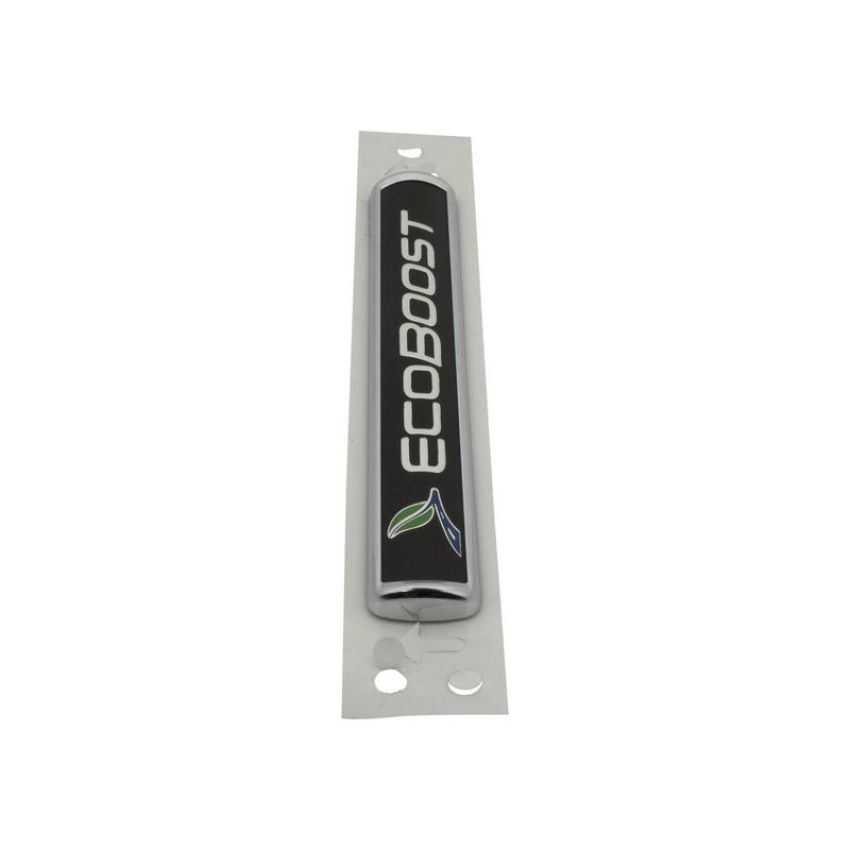 Ford Racing M-1447-EBBLK EcoBoost Emblems/Badges-Black And Silver-Pair
