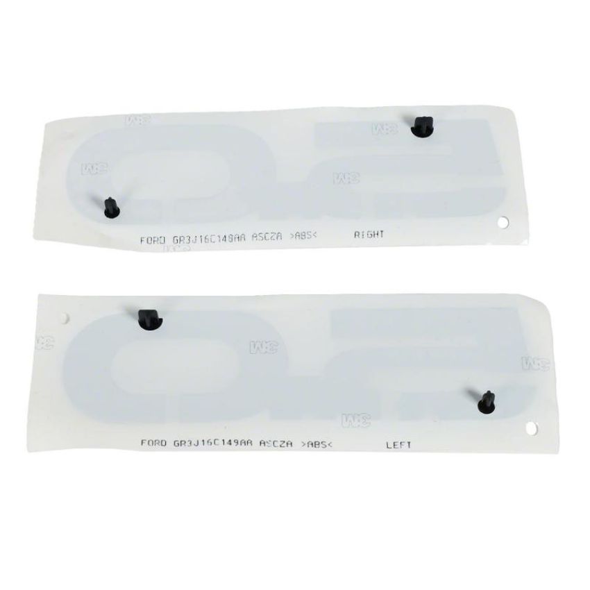 Ford Racing M-1447-M50AB 2015-2023 Mustang 5.0L Fender Emblems/Badges-Black-Pair