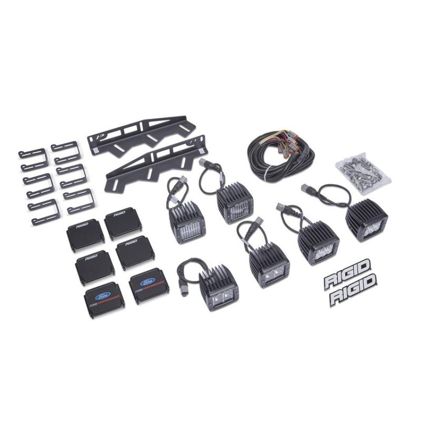 Ford Racing M-15200-RFL 2017-2020 Ford Performance Parts By Rigid F-150 Raptor Off-Road Fog Light Kit