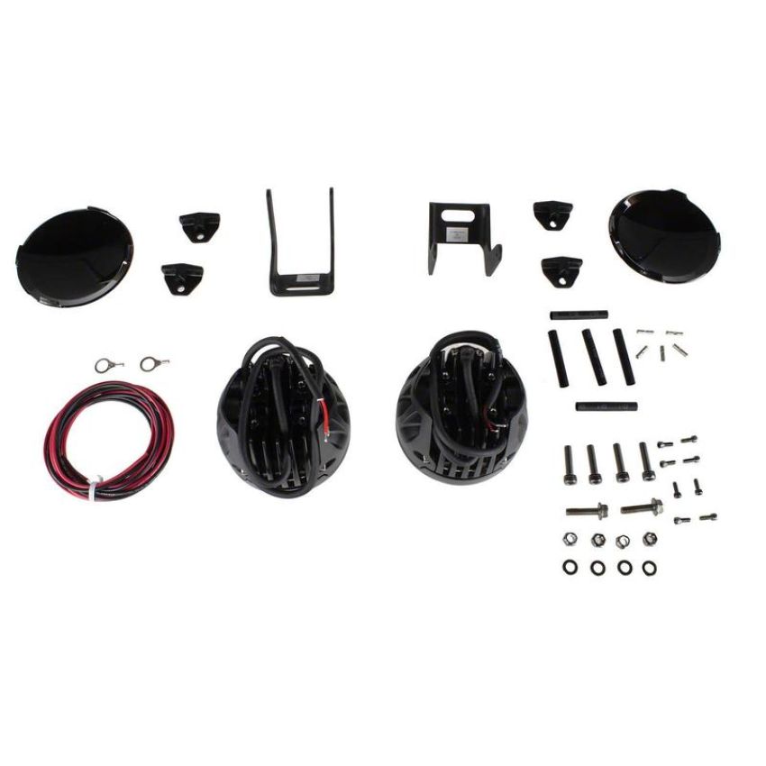 Ford Racing M-15200K-BML Ford Performance Parts By Rigid Bronco Mirror Mounted Off-Road Light Kit