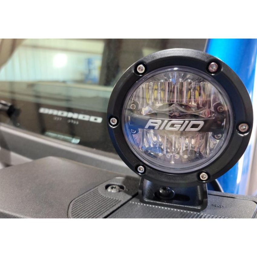 Ford Racing M-15200K-BML Ford Performance Parts By Rigid Bronco Mirror Mounted Off-Road Light Kit