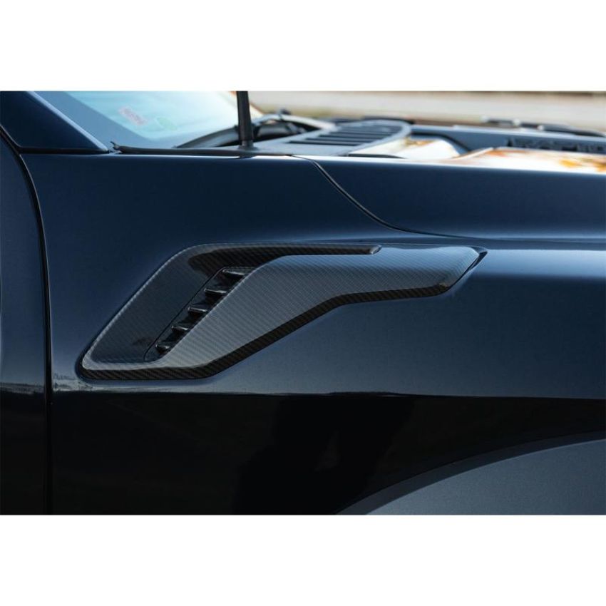 Ford Racing M-16026-FG 2021-2025 F-150 Raptor Carbon Fiber Fender Vent Set-Gloss