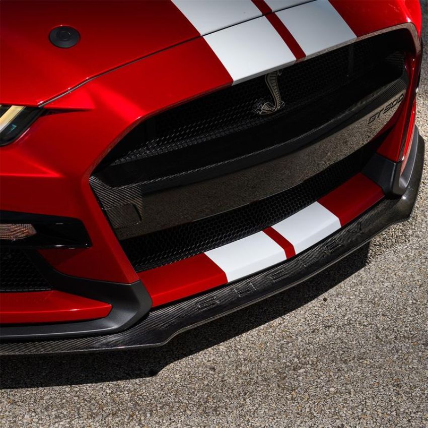 Ford Racing M-16601-MCF 2020-2022 GT500 Carbon Fiber Front Splitter Kit