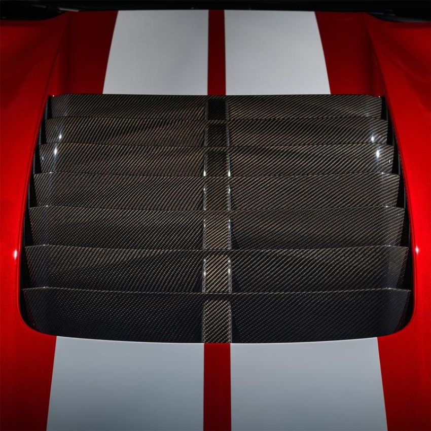 Ford Racing M-16612-C20 2020-2022 GT500 Carbon Fiber Hood Vent Kit