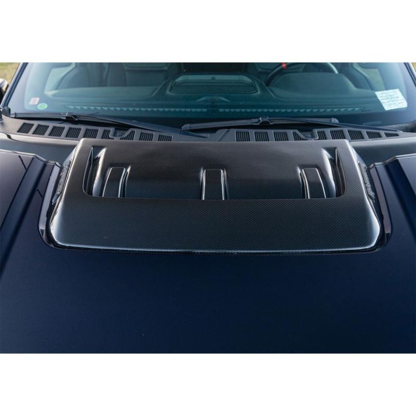 Ford Racing M-16628-FG 2021-2025 F-150 Raptor Carbon Fiber Hood Vent & Trim-Gloss