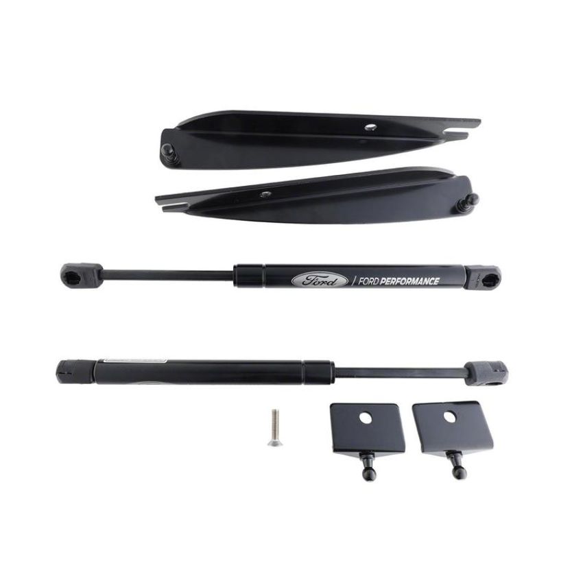 Ford Racing M-16826-M 2005-2014 Mustang Hood Lift Kit With Laser Engraved Ford Performance Logo