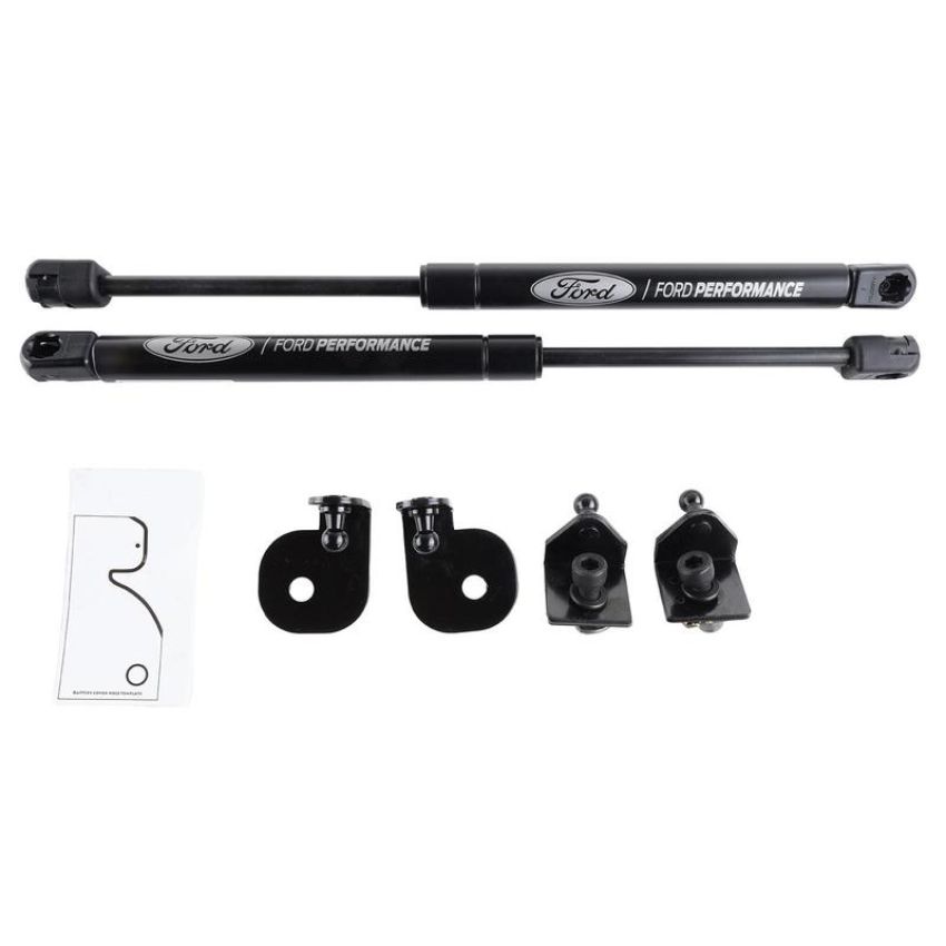 Ford Racing M-16826-MA 2015-2023 Mustang Hood Lift Kit With Laser Engraved Ford Performance Logo