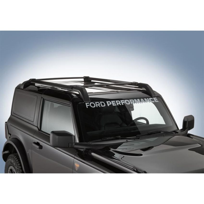 Ford Racing M-1820-BRS 2021-2025 Ford Performance Bronco Windshield Banner-Silver