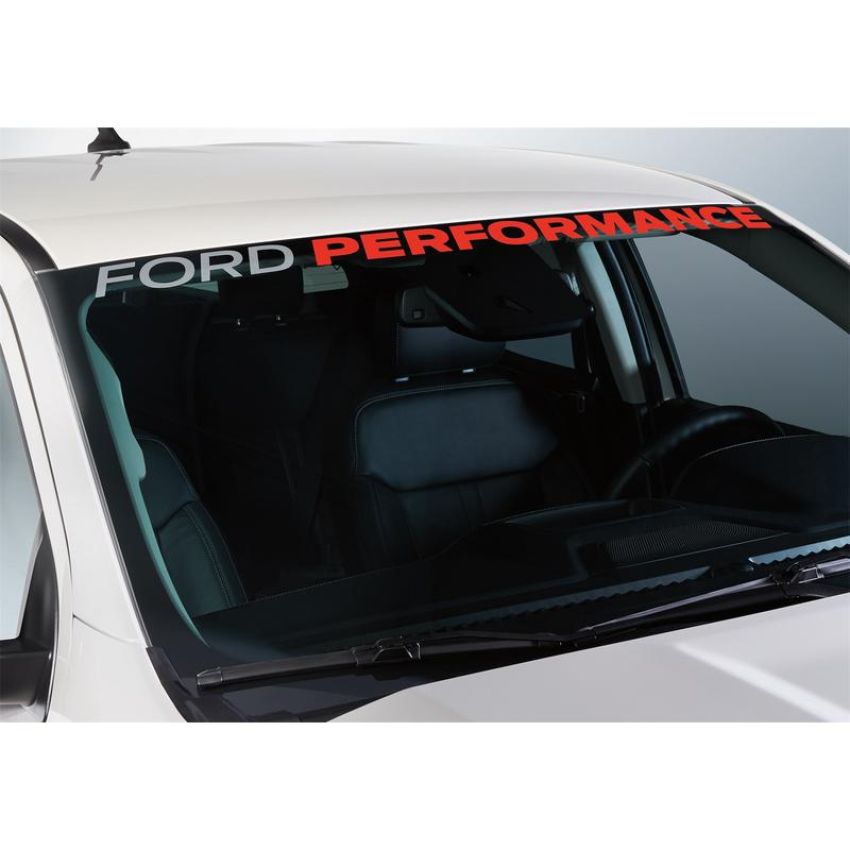Ford Racing M-1820-RGR Ford Performance Ranger Windshield Banner-White/Red