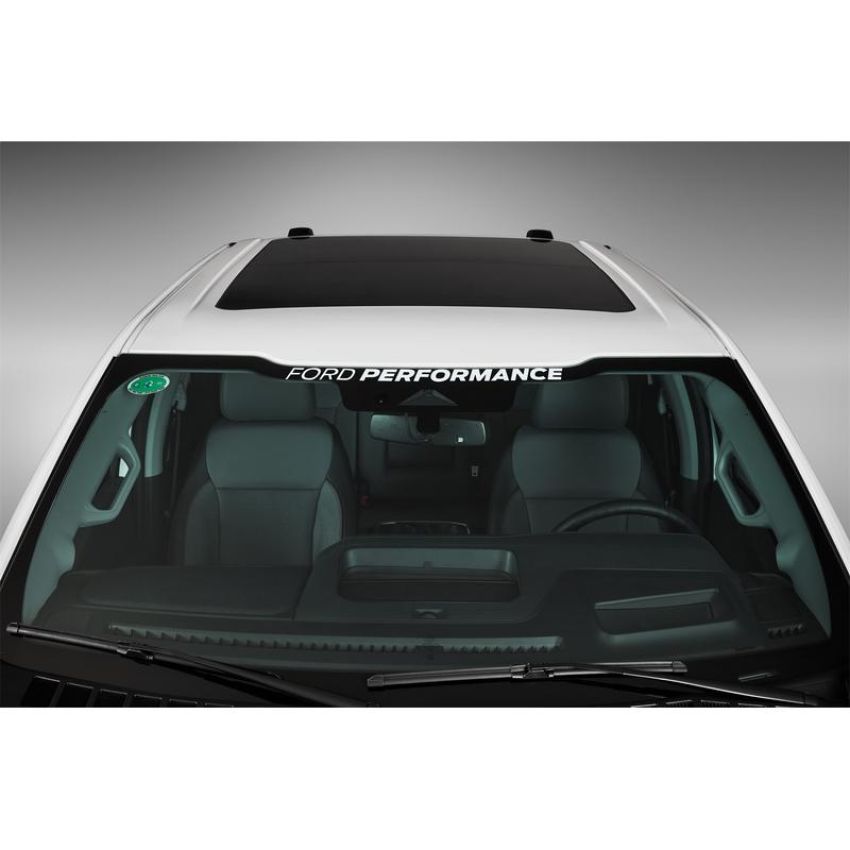 Ford Racing M-1820-WS Ford Performance F-Series Windshield Banner-Silver