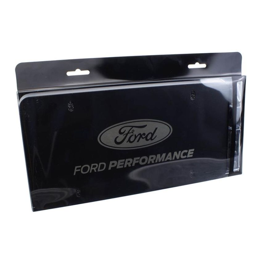 Ford Racing M-1828-LB Ford Performance Black Stainless Steel Marque Plate