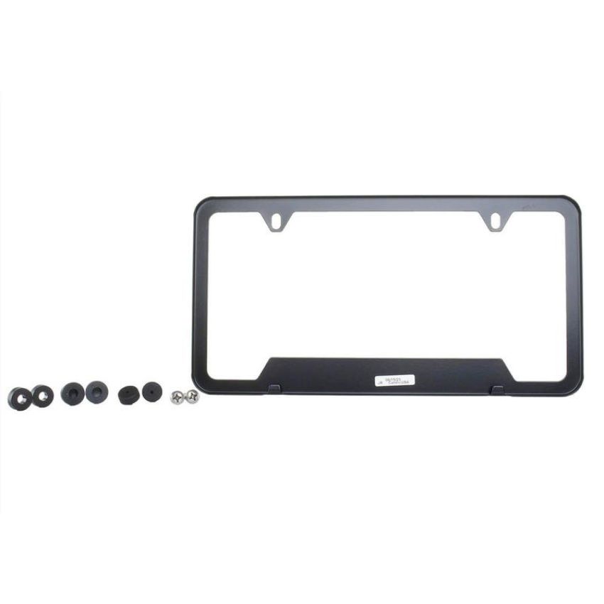 Ford Racing M-1828-SS304BK Ford Performance License Plate Frame-Black Stainless Steel