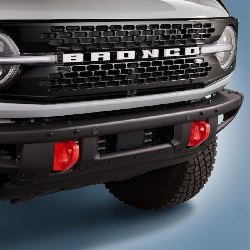 Ford Racing M-18954-BR 2021-2025 Bronco Tow Hooks-Pair-Red