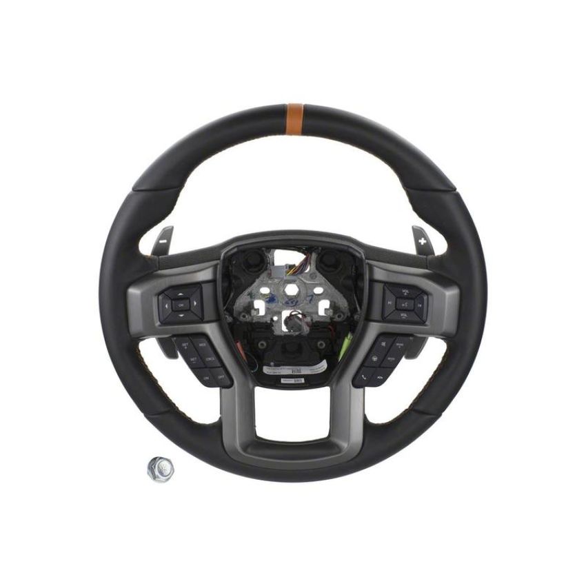 Ford Racing M-3600-F15ROR 2015-2018 F-150 Raptor Performance Steering Wheel Kit-Orange Sightline