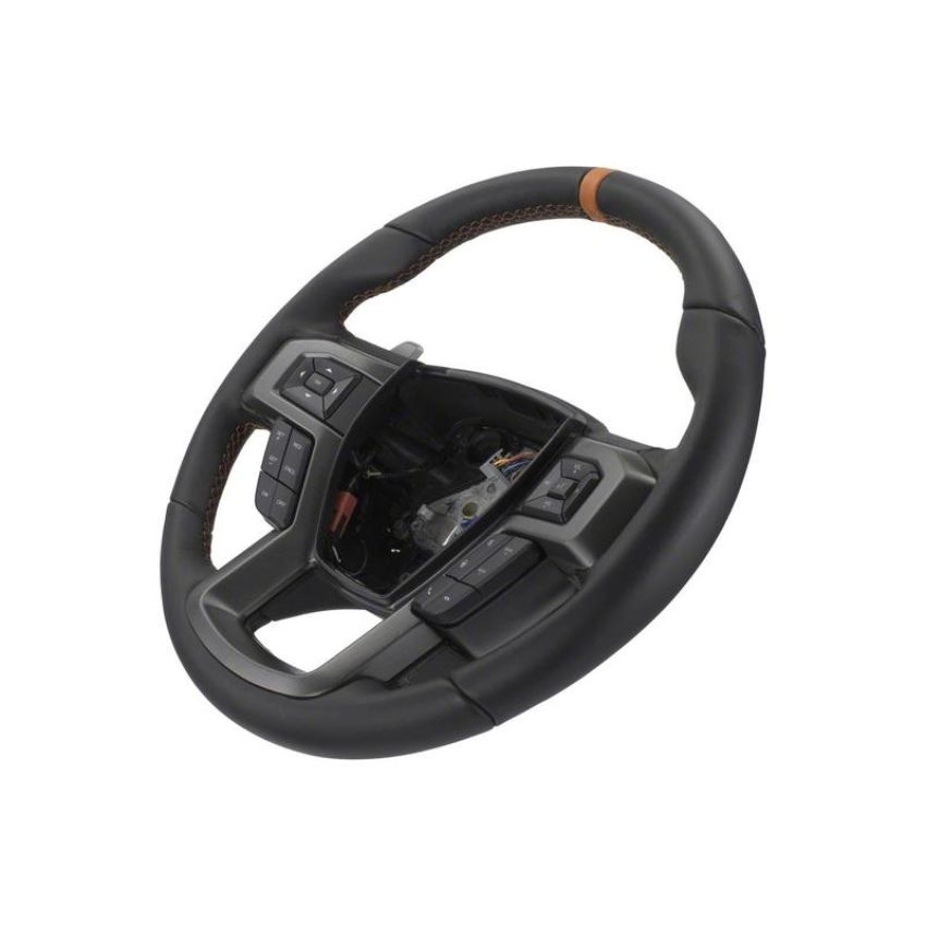 Ford Racing M-3600-F15ROR 2015-2018 F-150 Raptor Performance Steering Wheel Kit-Orange Sightline