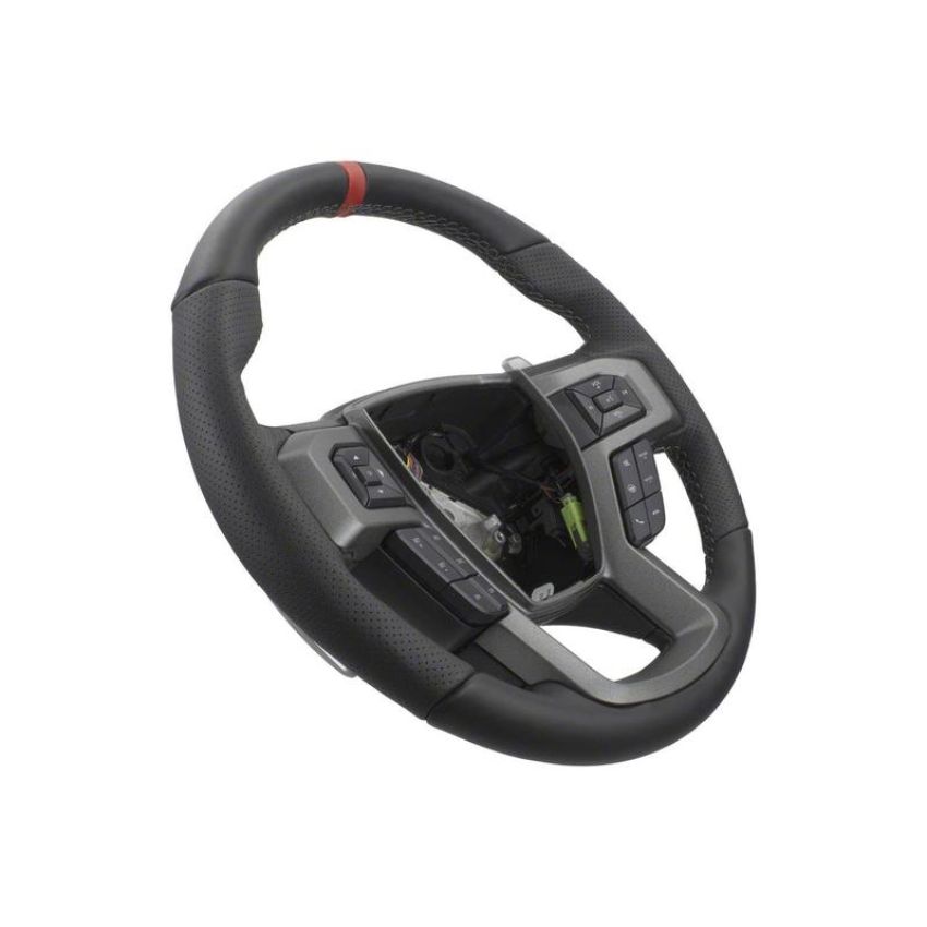 Ford Racing M-3600-F15RRD 2015-2018 F-150 Raptor Performance Steering Wheel Kit-Red Sightline