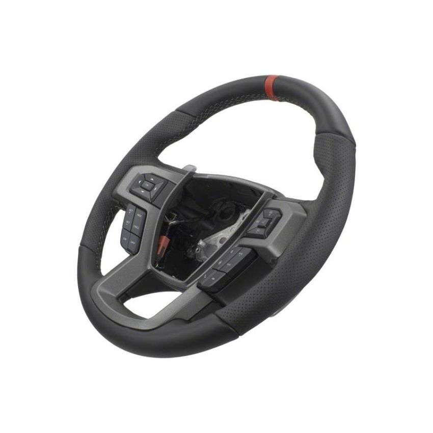 Ford Racing M-3600-F15RRD 2015-2018 F-150 Raptor Performance Steering Wheel Kit-Red Sightline