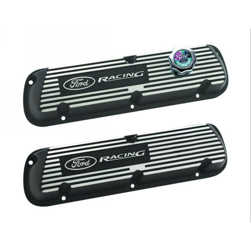 Ford Racing M-6000-J302R Black Satin Valve Covers