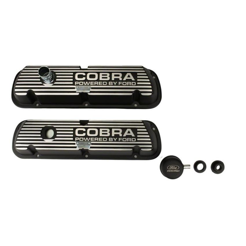 Ford Racing M-6582-A Black Satin Valve Covers
