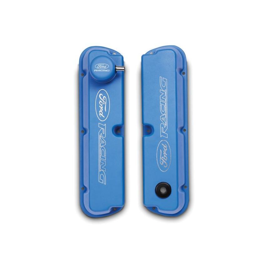 Ford Racing M-6582-LE302BL Blue Satin Valve Covers