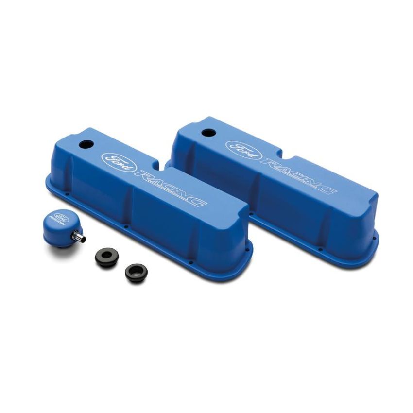 Ford Racing M-6582-LE302BL Blue Satin Valve Covers