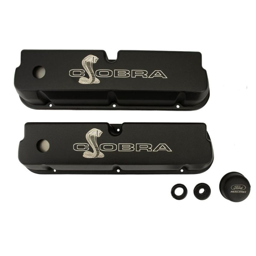 Ford Racing M-6582-LE302SBK Black Satin Valve Covers