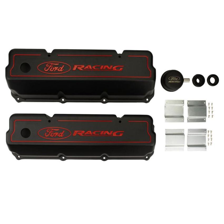 Ford Racing M-6582-Z351B Cleveland Black Aluminum Valve Cover