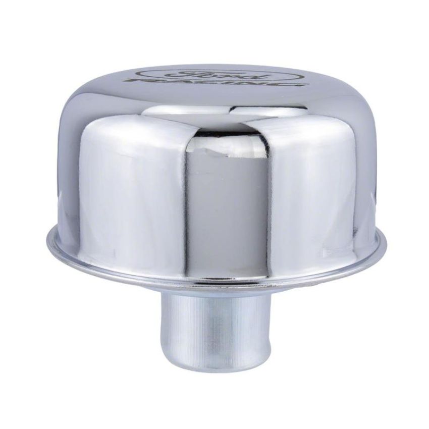 Ford Racing M-6766-FRNVCH Chrome Breather Cap With Ford Racing Logo