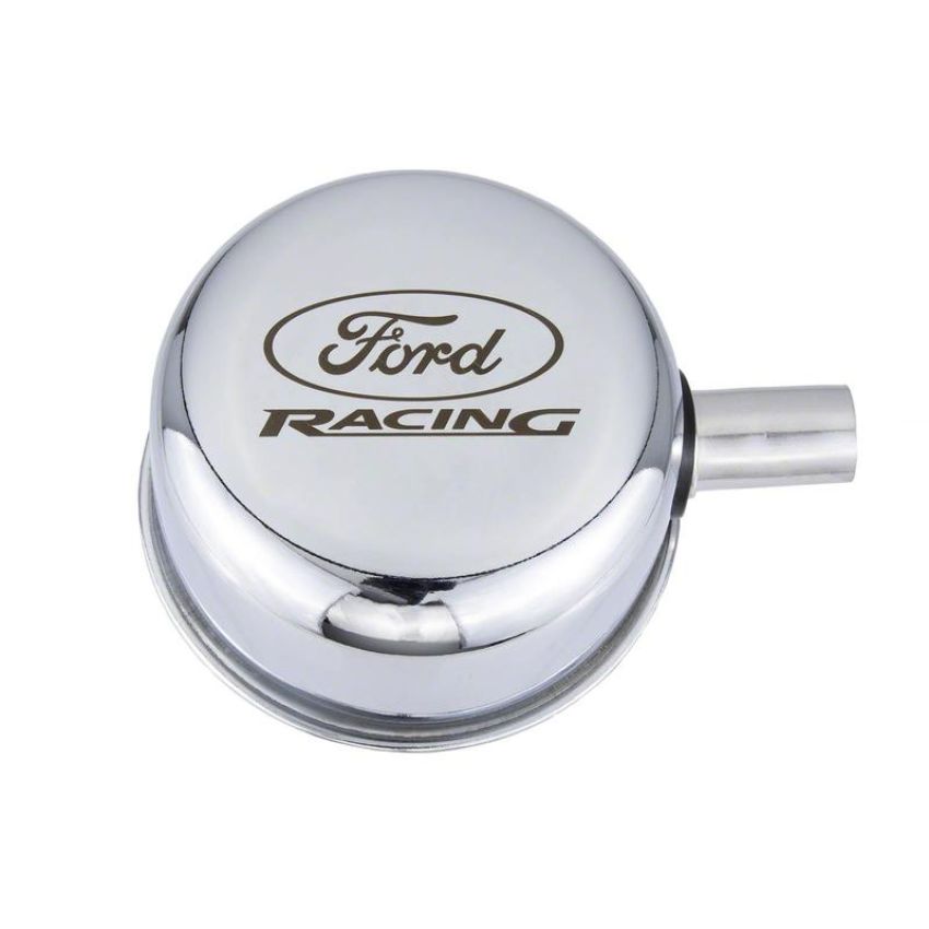 Ford Racing M-6766-FRVCH Chrome Breather Cap With Ford Racing Logo