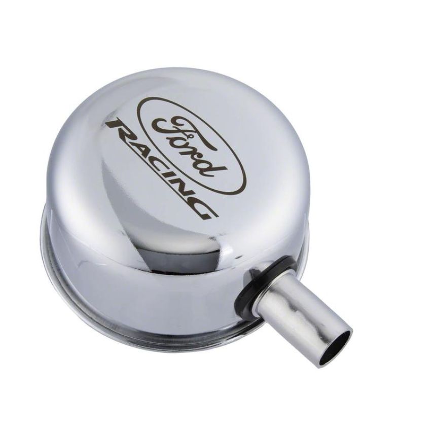 Ford Racing M-6766-FRVCH Chrome Breather Cap With Ford Racing Logo