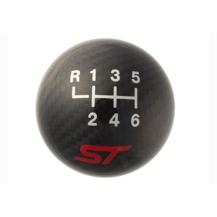 Ford Racing M-7213-FSTCF Focus ST Shift Knob-Carbon Fiber, Black, 6 Speed