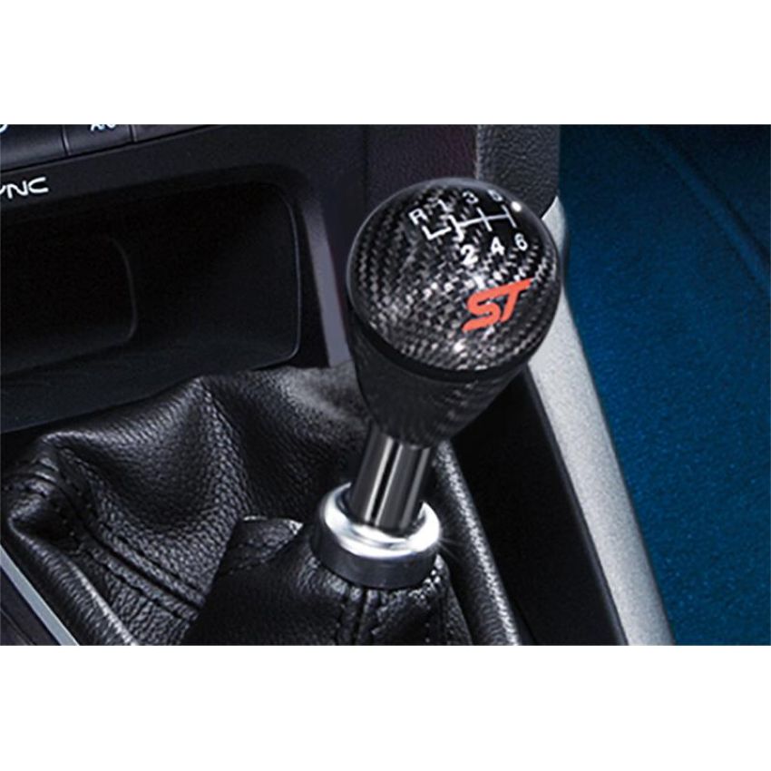 Ford Racing M-7213-FSTCF Focus ST Shift Knob-Carbon Fiber, Black, 6 Speed