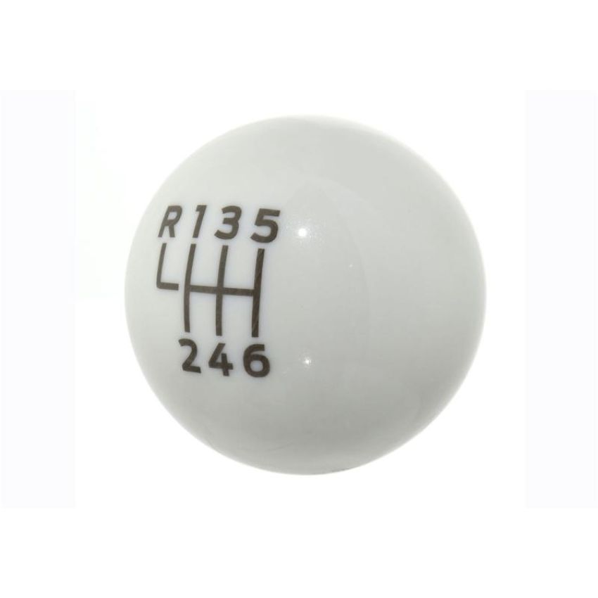 Ford Racing M-7213-M8B 2015-2025 Mustang Bullitt White Shift Knob
