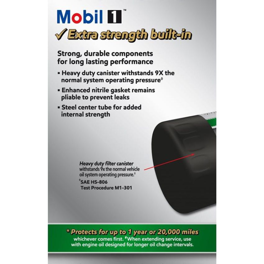 MOBIL OIL M1-201A Spin-On Lube