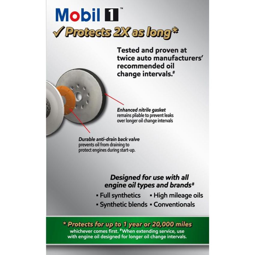 MOBIL OIL M1-206A Spin-On Lube