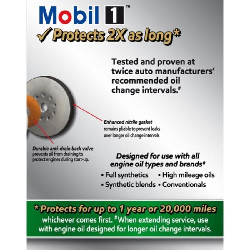 MOBIL OIL M1-208A Spin-On Lube