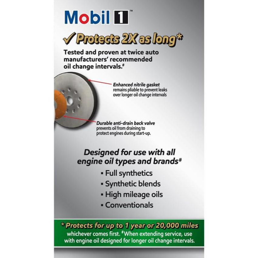 MOBIL OIL M1-601A Spin-On Lube