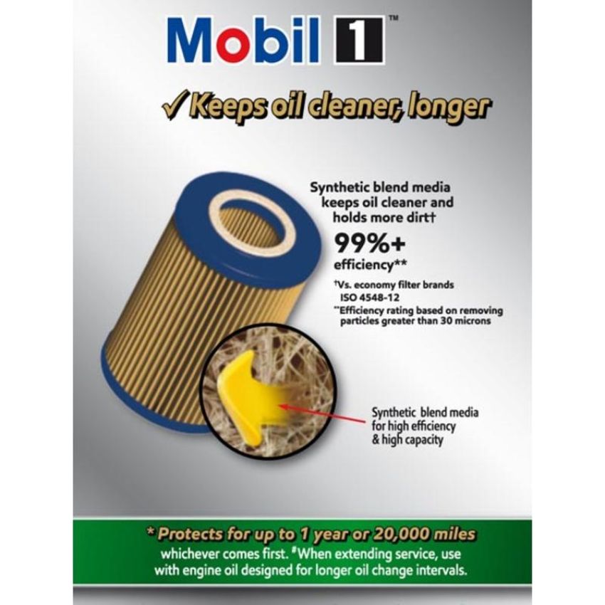 MOBIL OIL M1C-151A MOBIL 1 Cartridge Lube Metal Free Filter