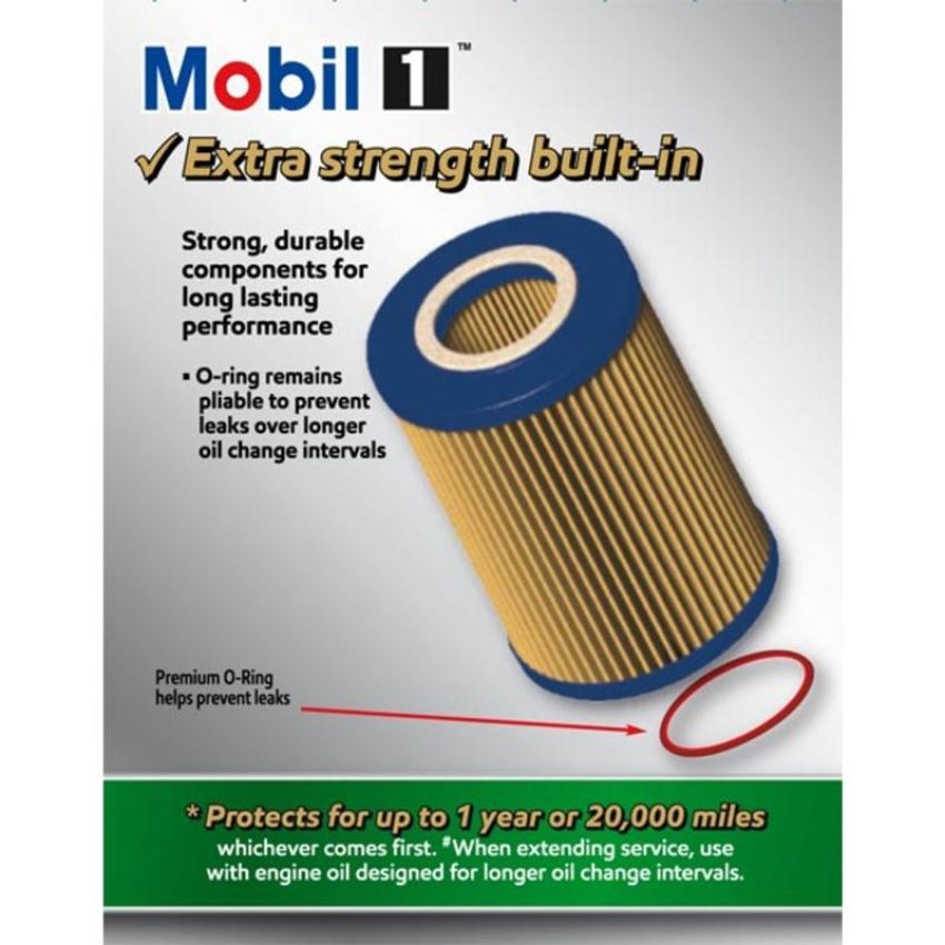 MOBIL OIL M1C-151A MOBIL 1 Cartridge Lube Metal Free Filter