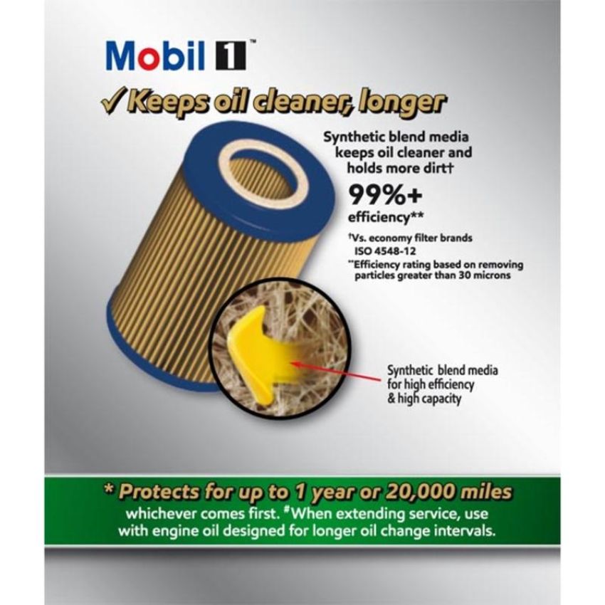MOBIL OIL M1C-152A MOBIL 1 Cartridge Lube Metal Free Filter