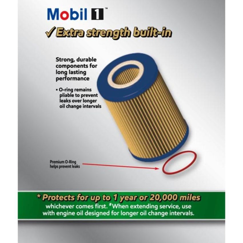 MOBIL OIL M1C-152A MOBIL 1 Cartridge Lube Metal Free Filter