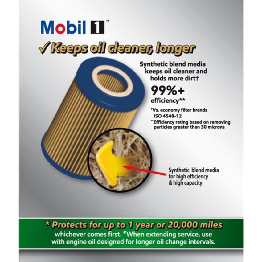 MOBIL OIL M1C-153A MOBIL 1 Cartridge Lube Metal Free Filter
