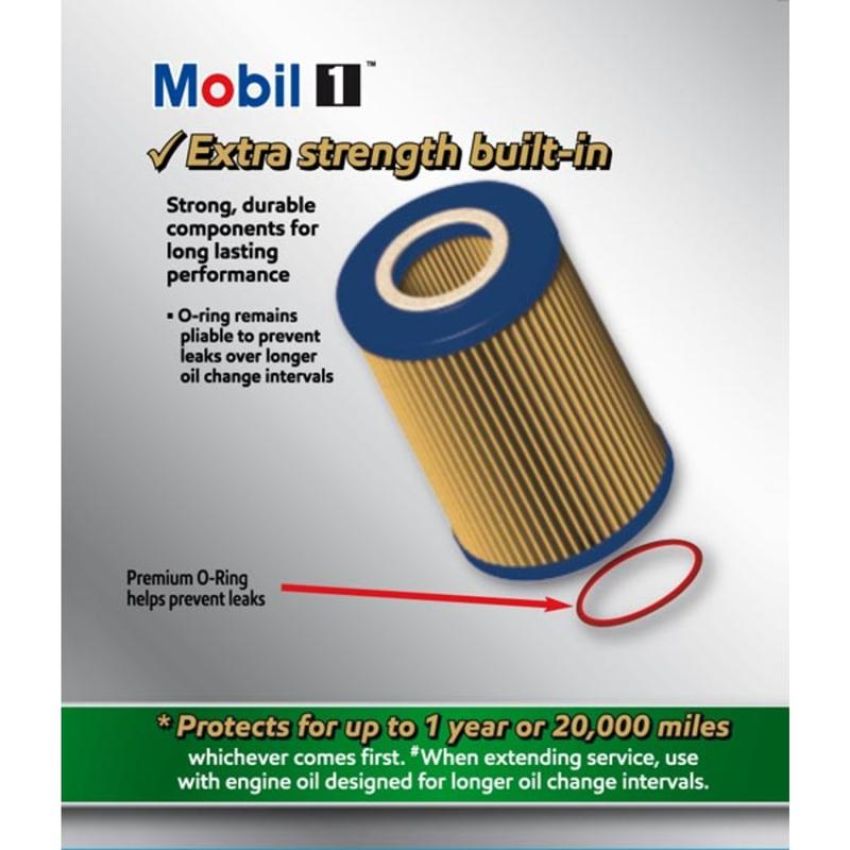 MOBIL OIL M1C-153A MOBIL 1 Cartridge Lube Metal Free Filter