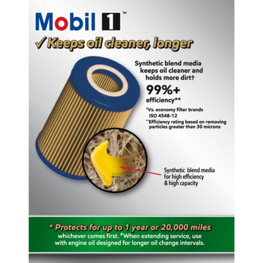 MOBIL OIL M1C-251A MOBIL 1 Cartridge Lube Metal Free Filter