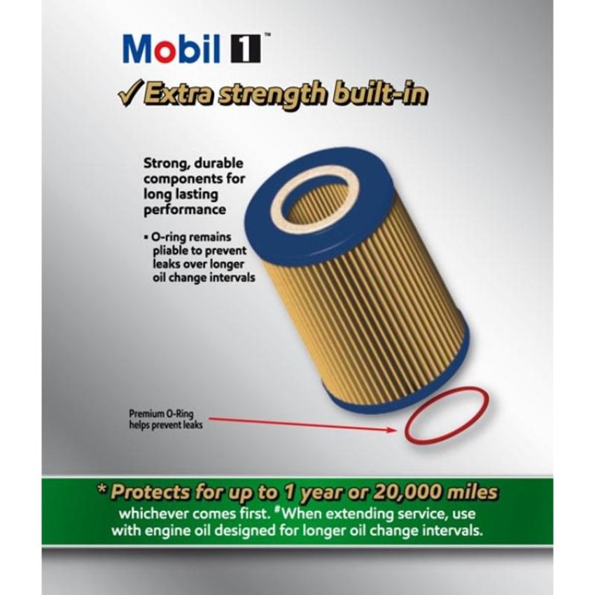 MOBIL OIL M1C-252A MOBIL 1 Cartridge Lube Metal Free Filter