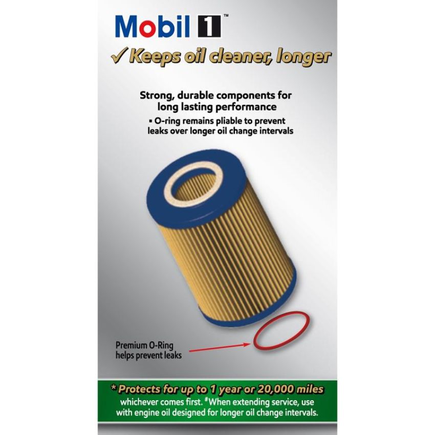 MOBIL OIL M1C-254A MOBIL 1 Cartridge Lube Metal Free Filter