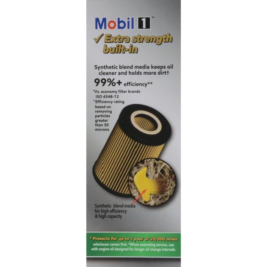 MOBIL OIL M1C-351A MOBIL 1 Cartridge Lube Metal Free Filter