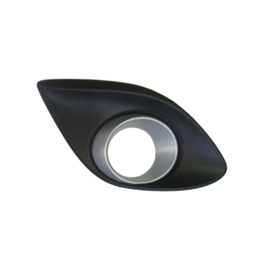 RH FRONT BUMPER INSERT; FOG LAMP BEZEL; W/FOG LAMPS MAZDA 2 11-14