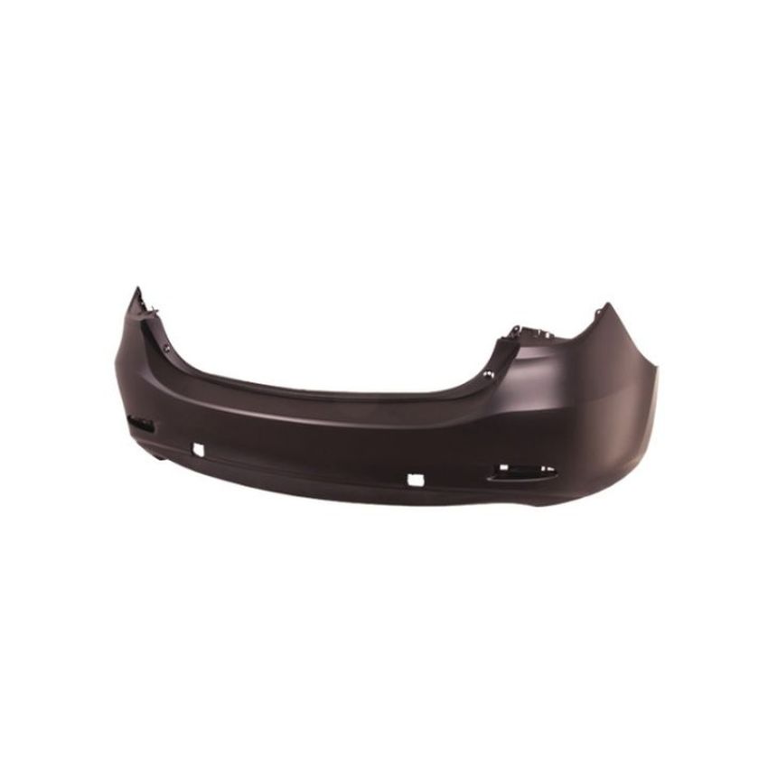 REAR BUMPER COVER 2.5L; DUAL EXH CUTOUT; PRIME MAZDA 6 14-17