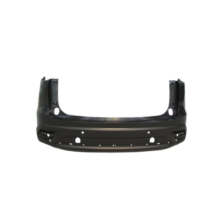 CAPA RR BUMPER COVER W/PARKING SENSORS; W/CHROME MOULDING; PRIME MAZDA CX-9 16-C